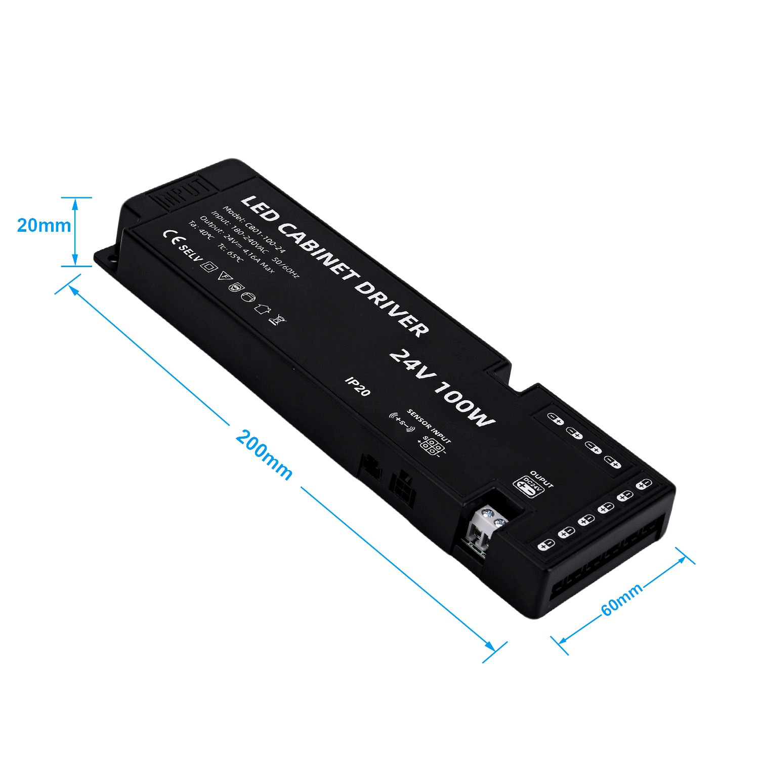 losse led trafo 24v 100w 10 weg verdeler losse led trafo 24v 100w 10 weg verdeler