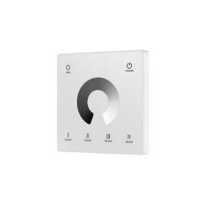 glazen wandschakelaar voor vaste kleur le