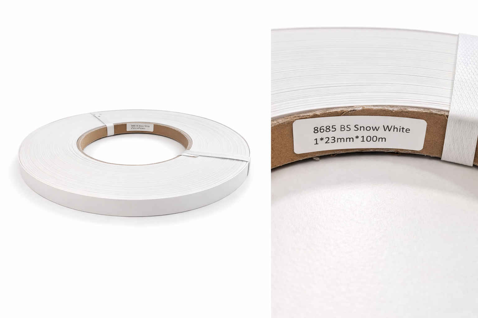 kronospan 8685 bs white abs 23x1 mm – 100 meter kronospan 8685 bs white abs 23x1 mm – 100 meter