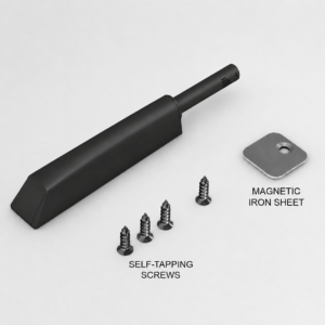 push to open zwart